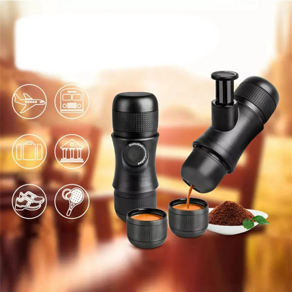 Portable Espresso Machine Maker - Brew Anywhere with Ease