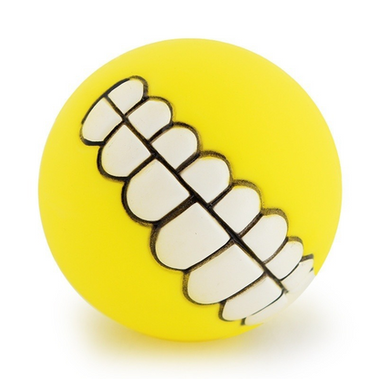 Pet Ball Teeth Silicon Chew Toys for Large Breeds Durable