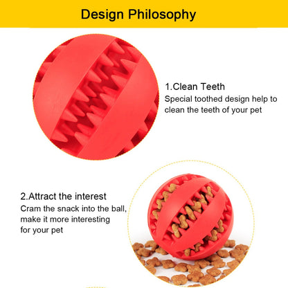 Rubber Balls Chewing Pet Toys - Fun & Durable for Your Pets