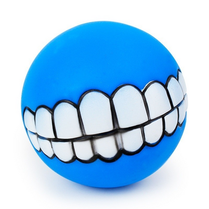 Pet Ball Teeth Silicon Chew Toys for Large Breeds Durable