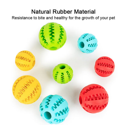 Rubber Balls Chewing Pet Toys - Fun & Durable for Your Pets