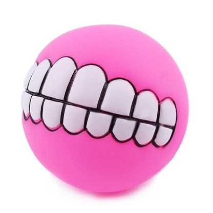 Pet Ball Teeth Silicon Chew Toys for Large Breeds Durable